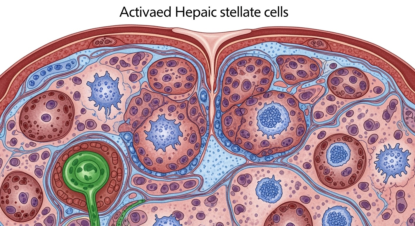 Read more about the article Liver Fibrosis Pathogenesis: Molecular Mechanisms and Cellular Interactions